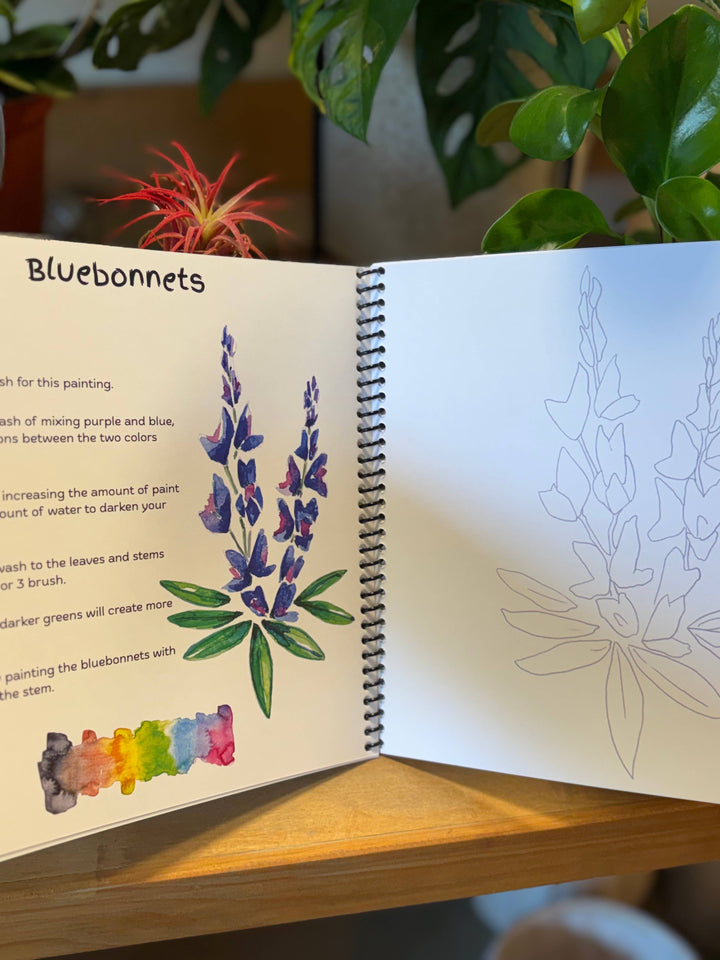 Kelly Murphy's Water and Color Studio - Texas Watercolor Workbook 