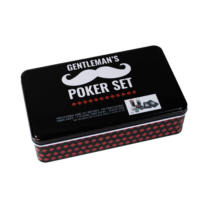 Mad Man - Men's Professional Poker in a Tin Set