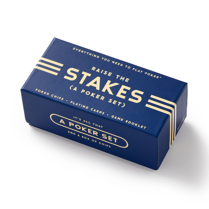 Chronicle Books - Brass Monkey Raise The Stakes Poker Game Set