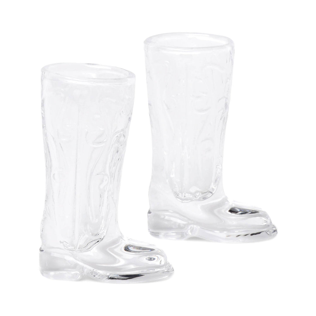 Gentlemen's Hardware - Cowboy Boot Shot Glasses, Set Of 2