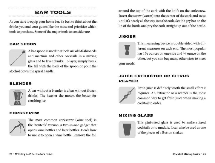 Whiskey Cocktail Cards A–Z