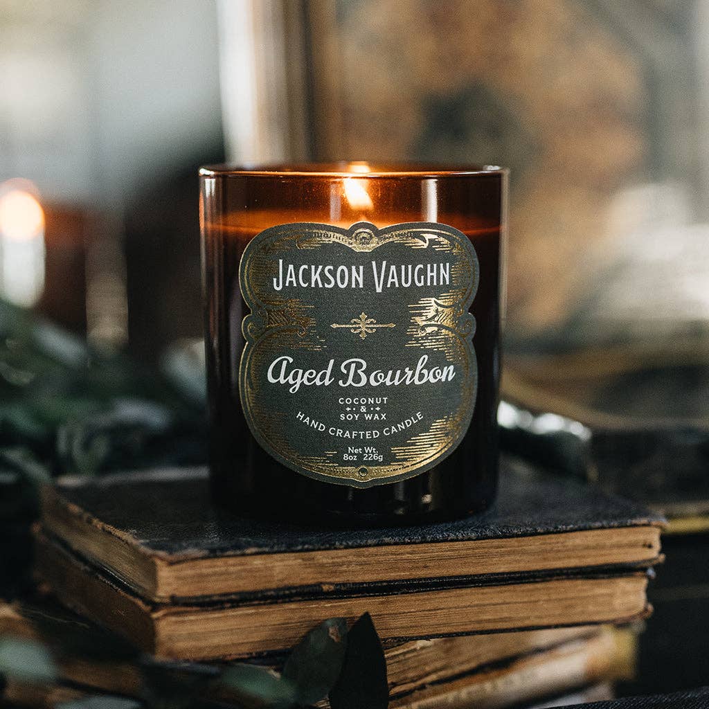 Jackson Vaughn - Aged Bourbon Candle (Headrick's Collection)