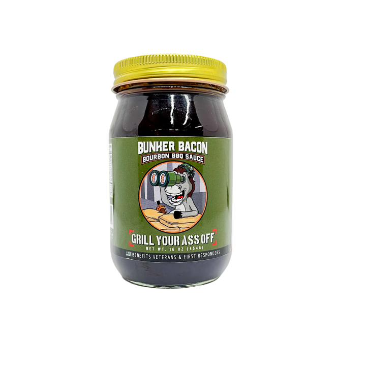 Grill Your Ass Off - Spices, Rubs, Seasonings, Sauces, Jerky - Bacon Bourbon BBQ Sauce: Rich, Bold Flavor That Moves Units
