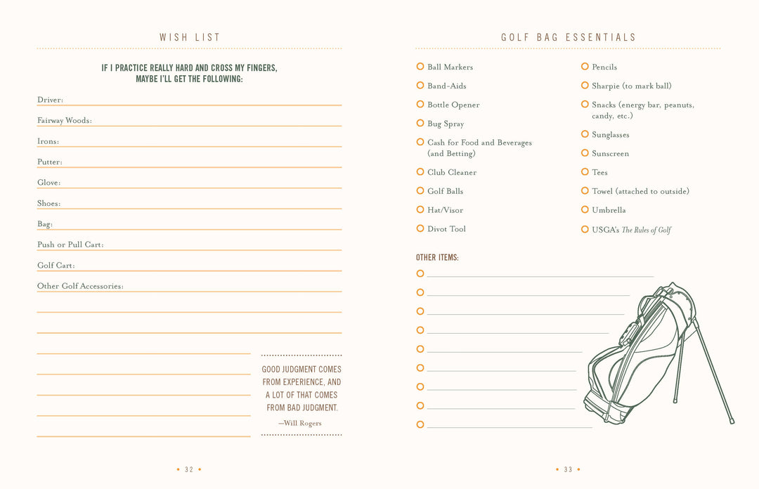 Chronicle Books - Ultimate Golf Journal