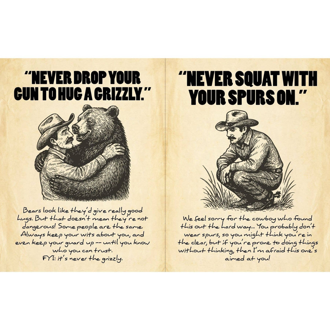 Boxer Gifts - Cowboy Wisdom Gift Book: Wild West Solutions