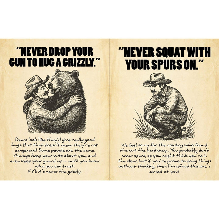Boxer Gifts - Cowboy Wisdom Gift Book: Wild West Solutions