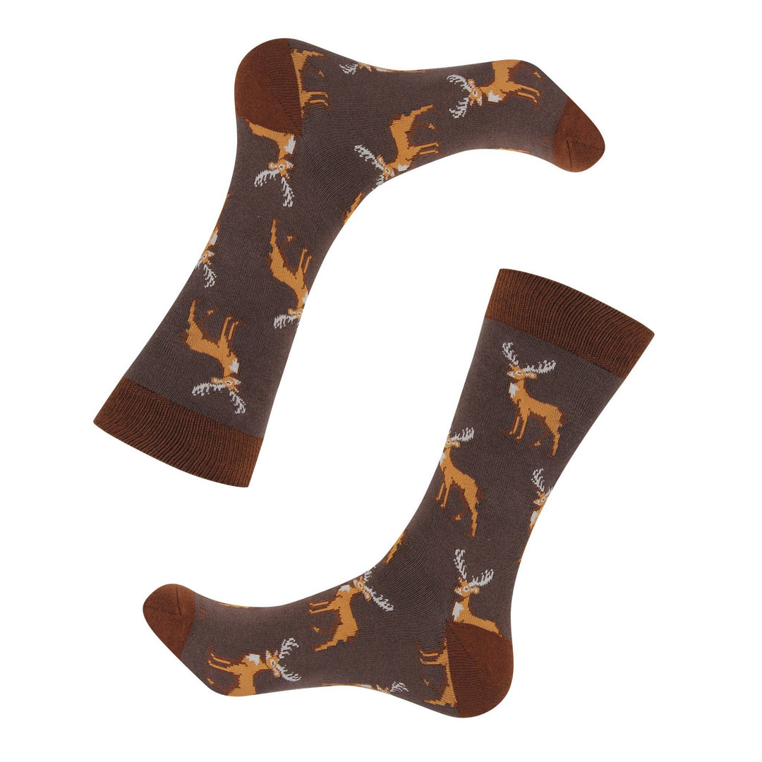 Barrel Down South - Deer Pattern Socks