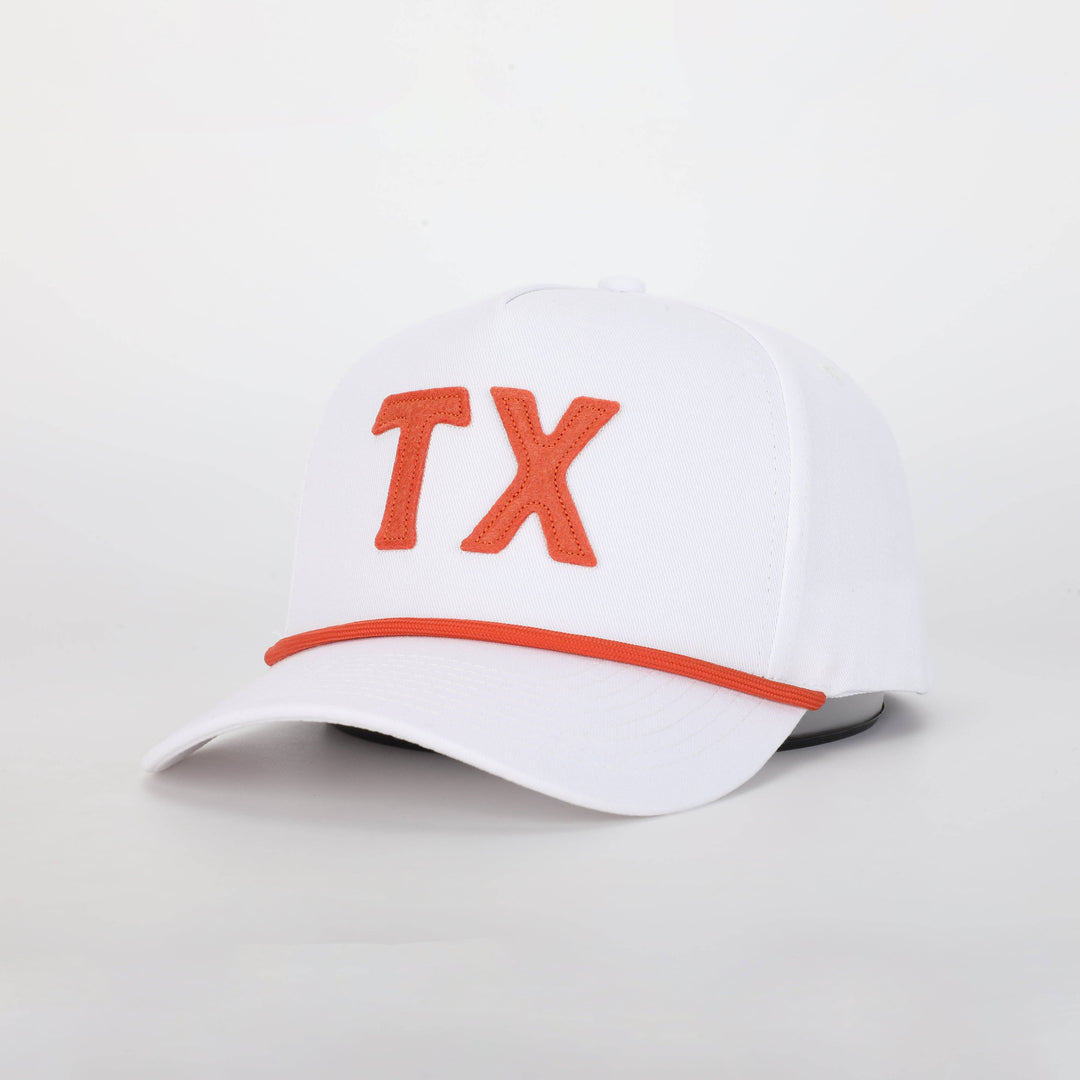 Texas Outfitters - TX Hat in Stadium White & Austin Orange / Final Run