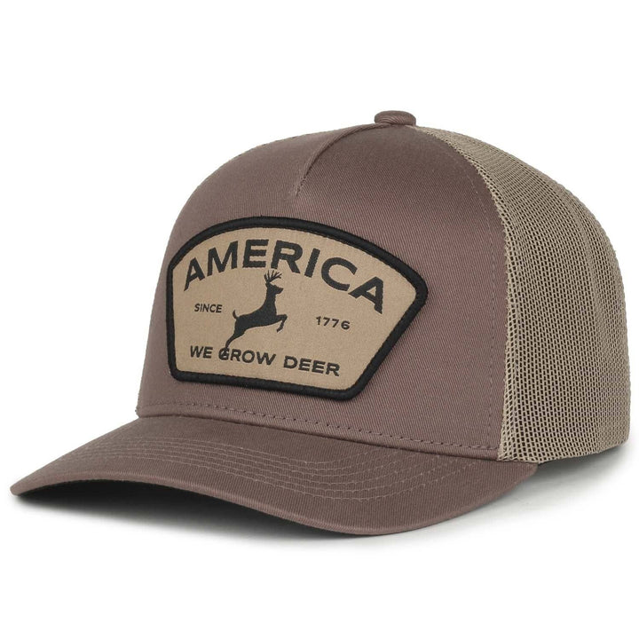 American Cattle Co - We Grow Deer Badge Hat