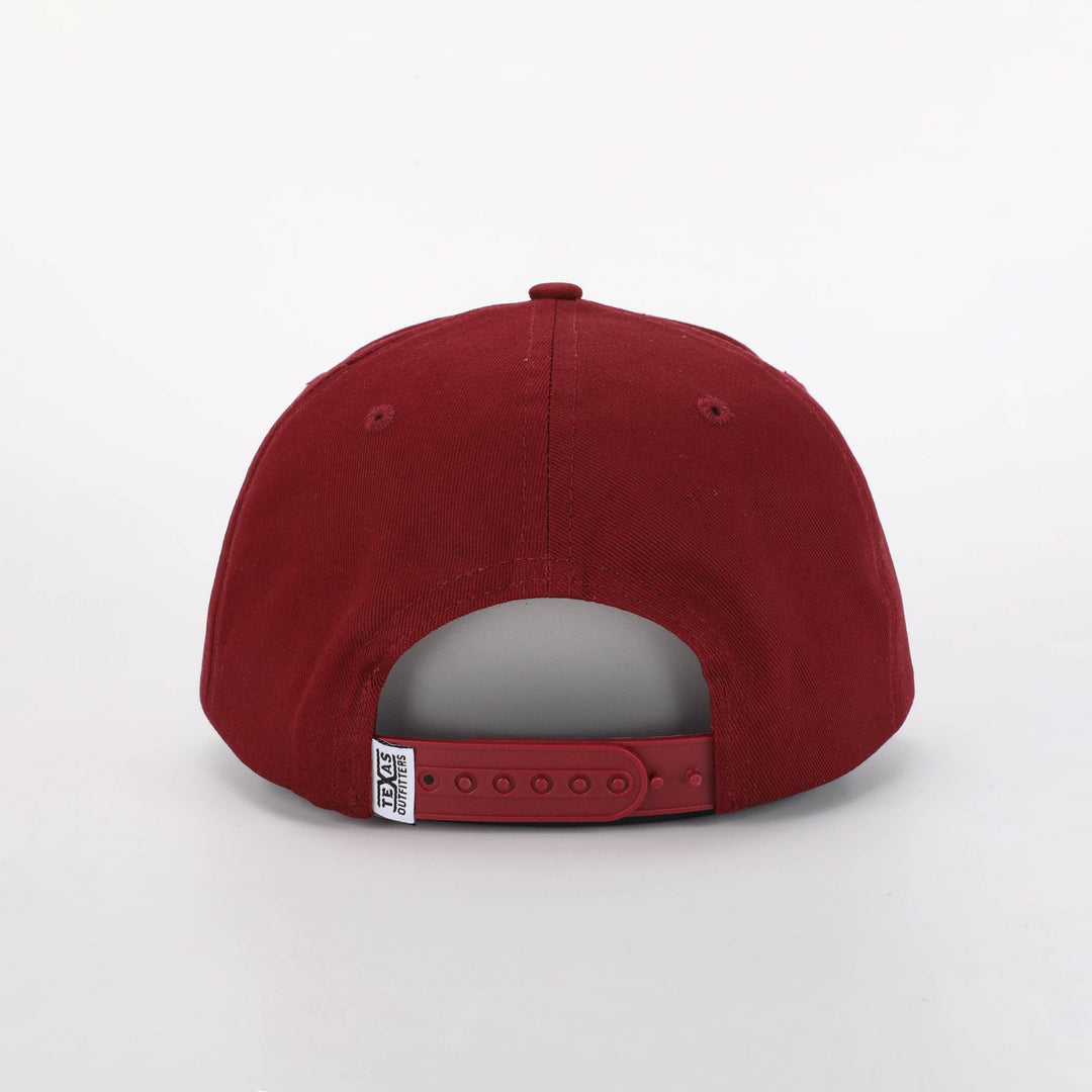 Texas Outfitters - TX Hat in College Maroon / Final Run