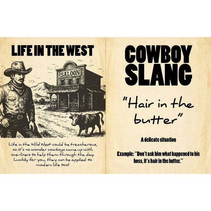 Boxer Gifts - Cowboy Wisdom Gift Book: Wild West Solutions