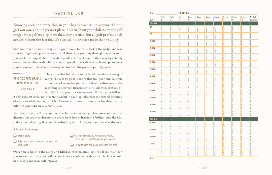 Chronicle Books - Ultimate Golf Journal