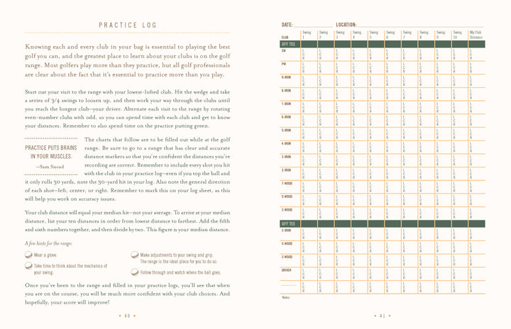 Chronicle Books - Ultimate Golf Journal
