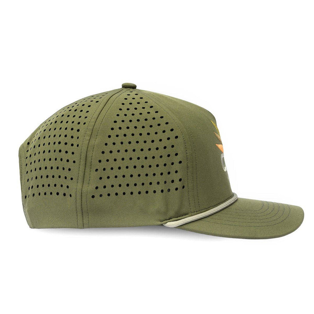 River Road Clothing Company - Texas Fly Snapback Hat | Olive