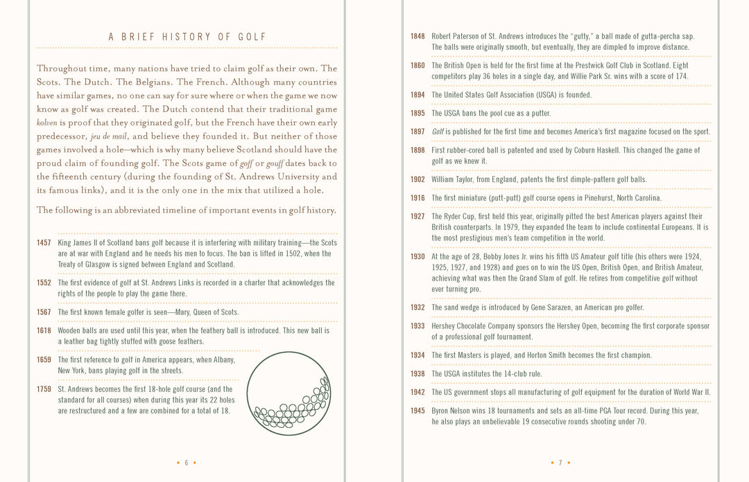 Chronicle Books - Ultimate Golf Journal