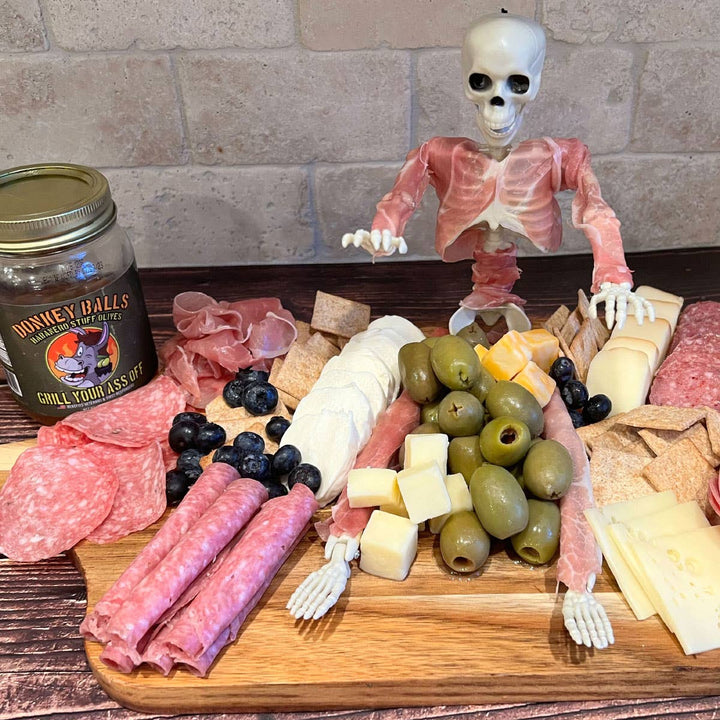 Grill Your Ass Off - Spices, Rubs, Seasonings, Sauces, Jerky - Donkey Balls Habanero Stuffed Olives - Charcuterie, Snack