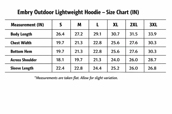 Embry Outdoors - Lightweight Hoodie - Forest