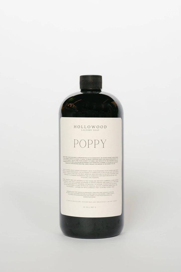HOLLOWOOD FRAGRANCE - POPPY | LUXURY LIQUID LAUNDRY SOAP