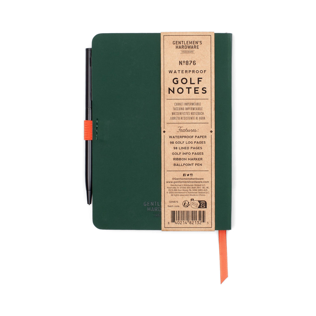 Gentlemen's Hardware - Waterproof Golf Notebook