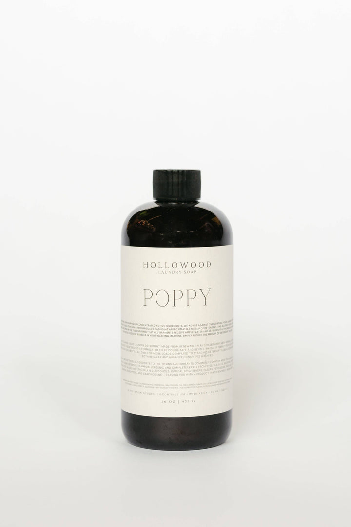 HOLLOWOOD FRAGRANCE - POPPY | LUXURY LIQUID LAUNDRY SOAP