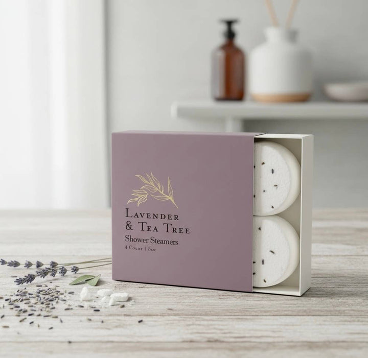 Woodsy Homelife - Lavender & Tea Tree l Shower Steamer Gift Set 