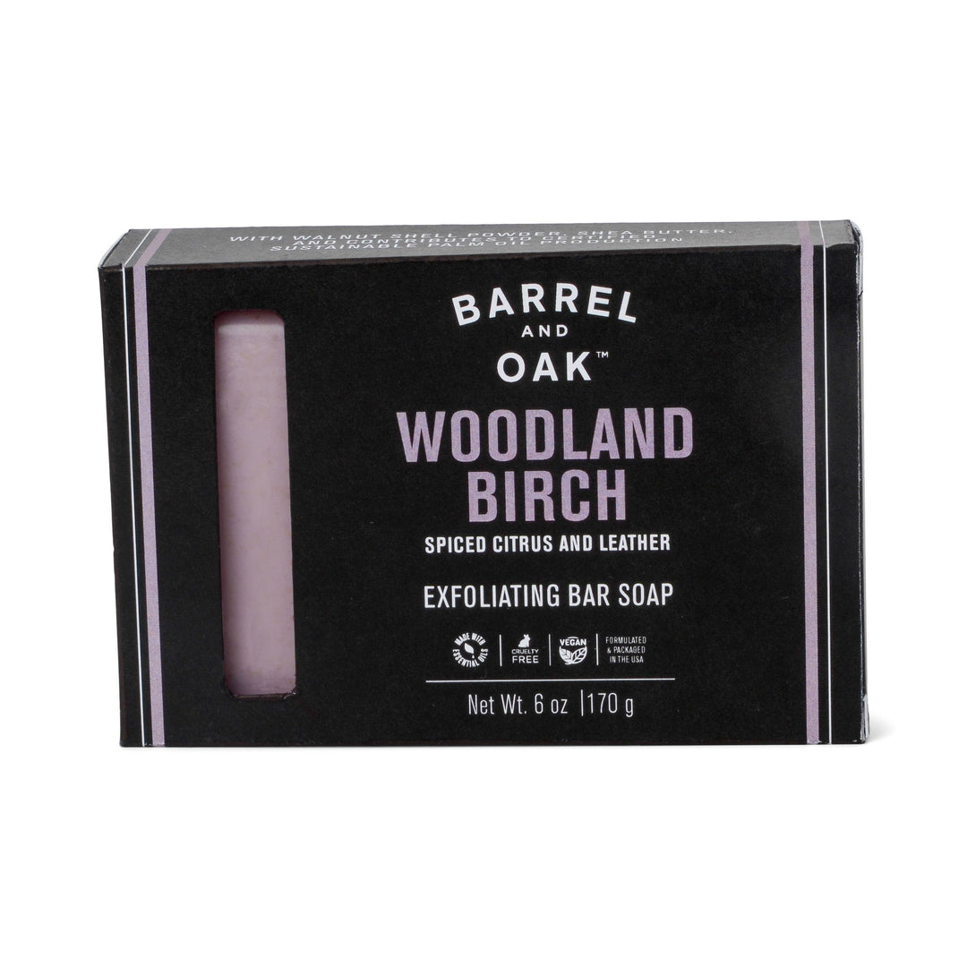 Gentlemen's Hardware - Exfoliating Bar Soap Woodland Birch - 6 Oz
