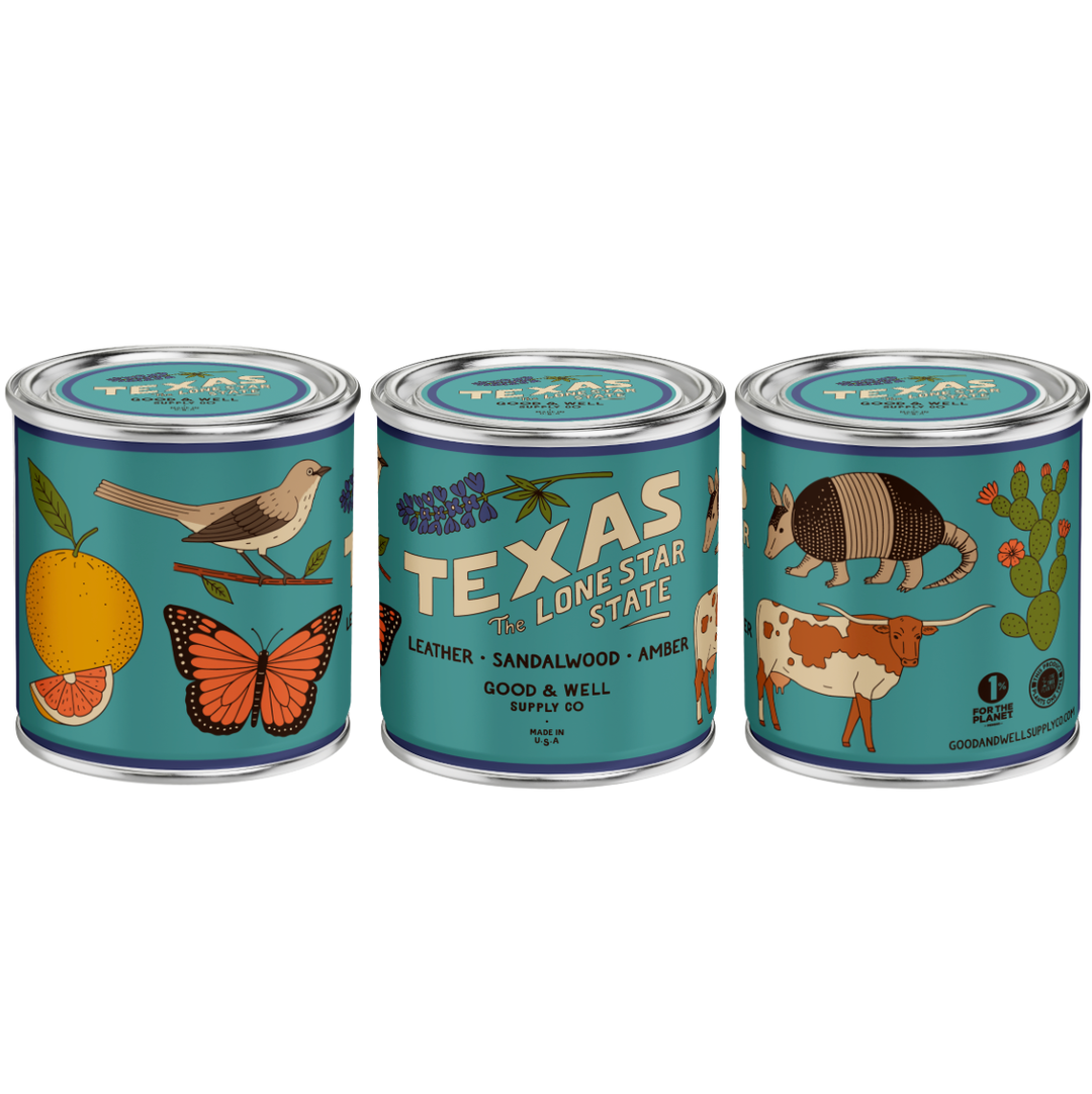 Good & Well Supply Co. - Texas State Soy Candle