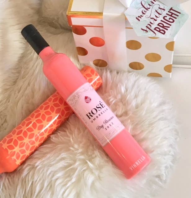 Vinrella - Rosé Wine Bottle Umbrella