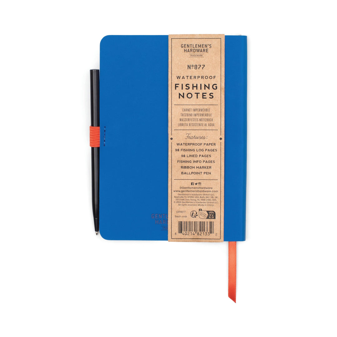 Gentlemen's Hardware - Waterproof Fishing Notebook