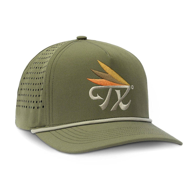 River Road Clothing Company - Texas Fly Snapback Hat | Olive