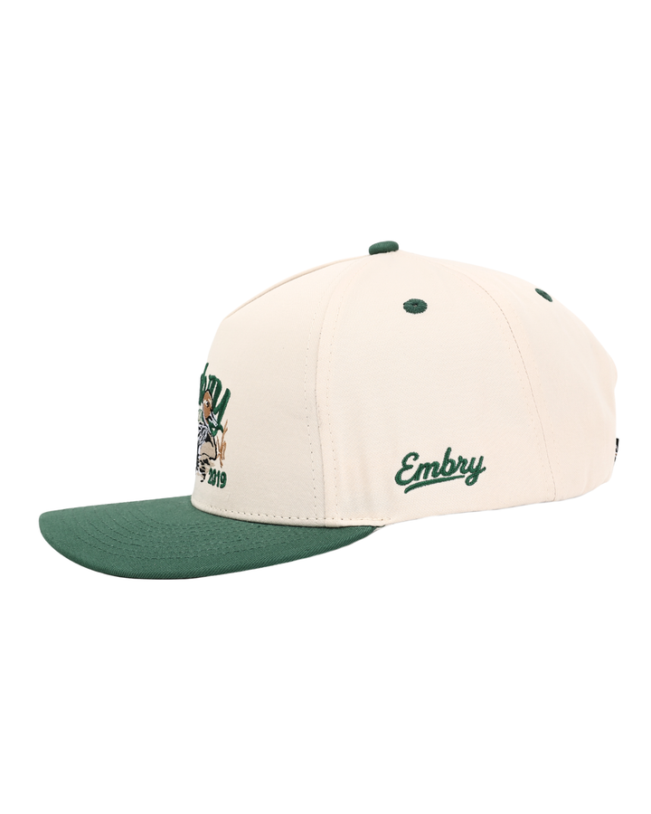 Embry Outdoors - Cream/Green "Sprig" Trucker