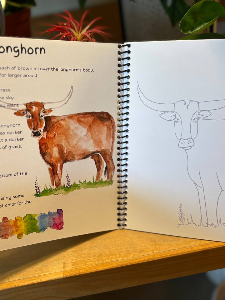 Kelly Murphy's Water and Color Studio - Texas Watercolor Workbook 