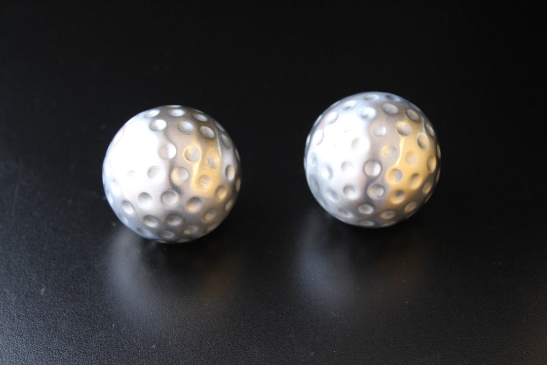 NOBLESIP - Whiskey GOLF Steel Ice Balls - New NOBLESIP Premium Gift Box