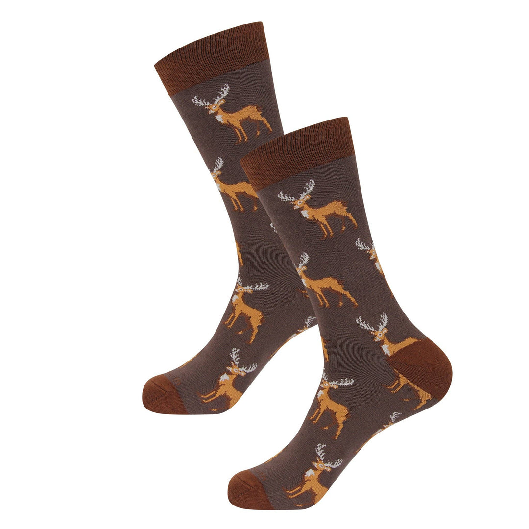 Barrel Down South - Deer Pattern Socks