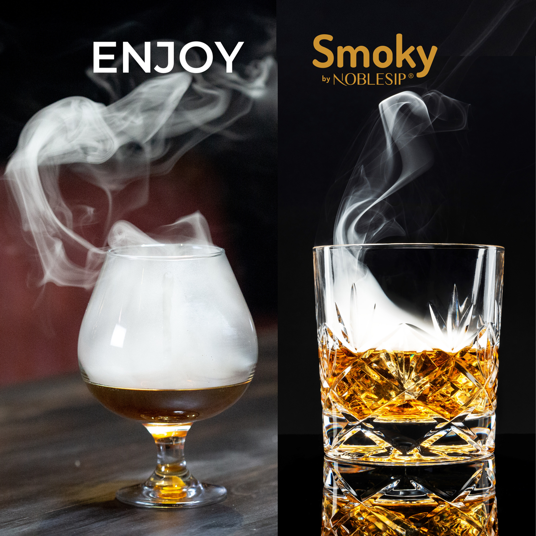 NOBLESIP - Wood Chips for Cocktail and Food Smokers, Bar gift case 4pcs