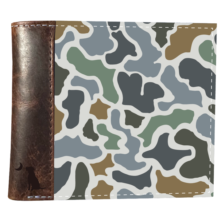 Camo Bi-Fold Wallet - Localflage Bluff