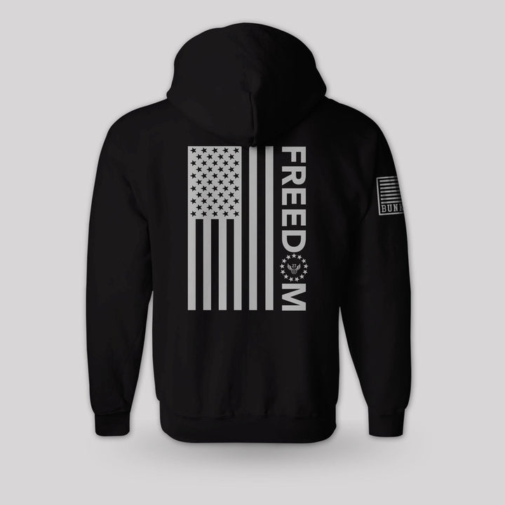Freedom Flag Hoodie - Black