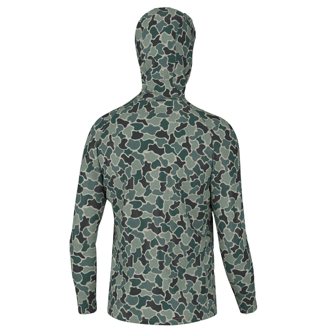 Heather Blend Hoodie - Ravine Camo