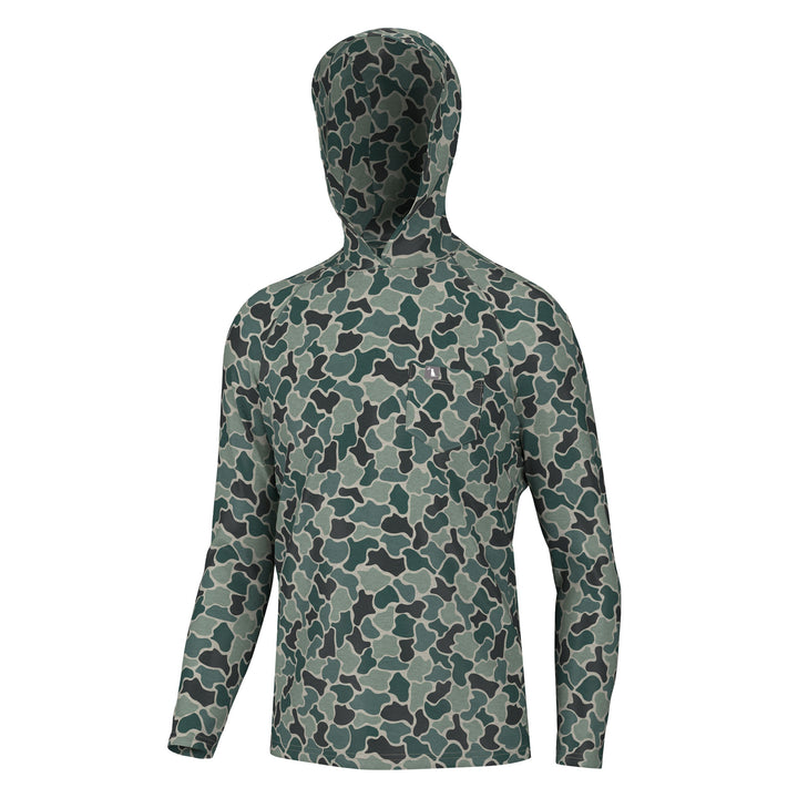 Heather Blend Hoodie - Ravine Camo