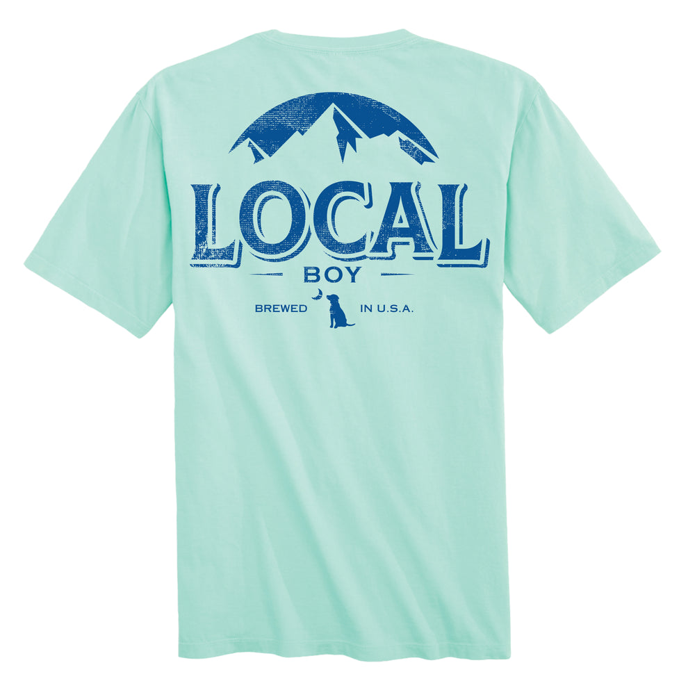 Distressed Latte SS Tee- Island Reef