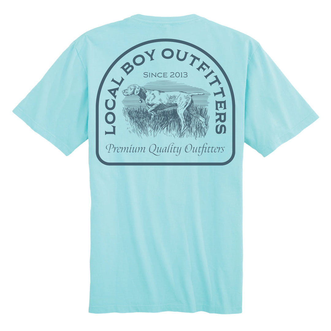 Vintage Pointer SS Tee-Aqua