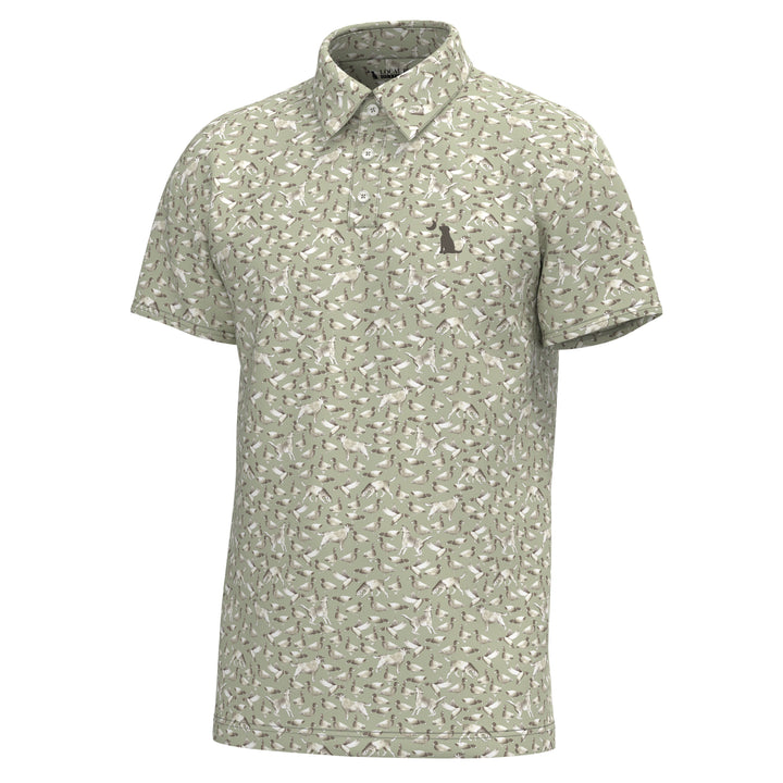 Dirty Myrtle Polo - Green Duck Dog