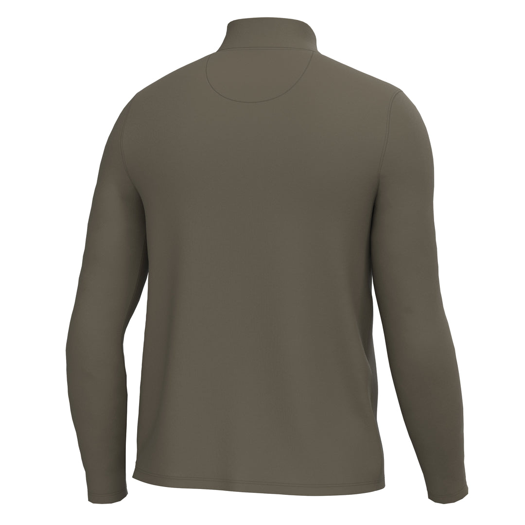 Bentley Quarter Zip - Dark Tan, back