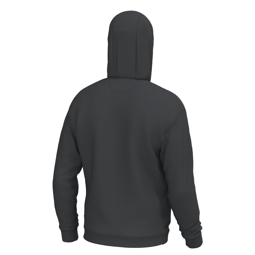 Quarter Zip Hoodie - Charcoal, back