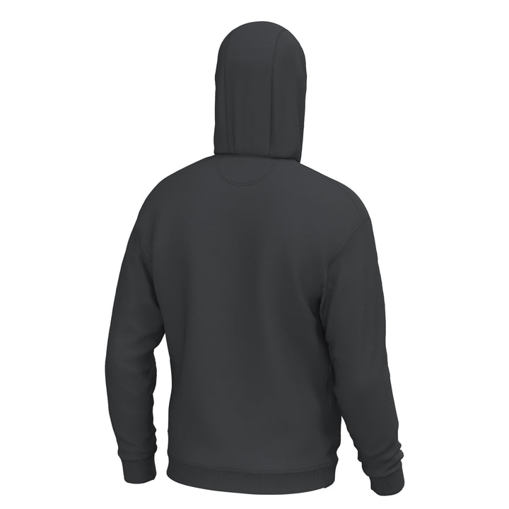 Quarter Zip Hoodie - Charcoal, back
