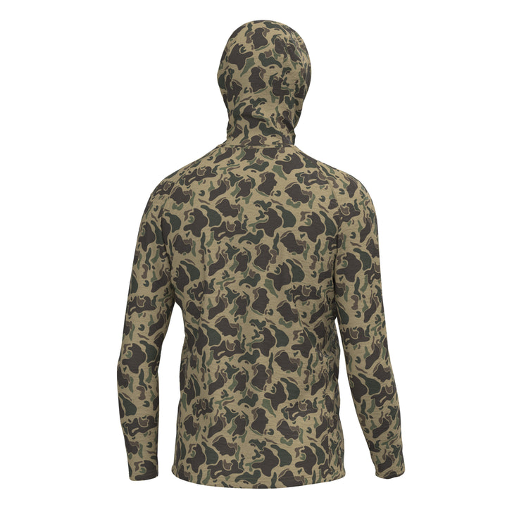 Heather Blend Hoodie - Retro Camo