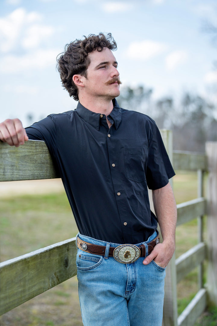Low Country Button Down - Black