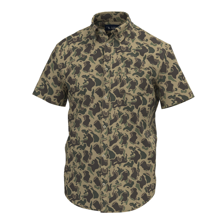 Low Country Button Down - Retro Camo
