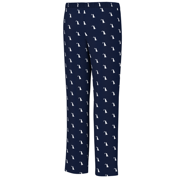 Pajama Pants - Navy Dog & Moon, back