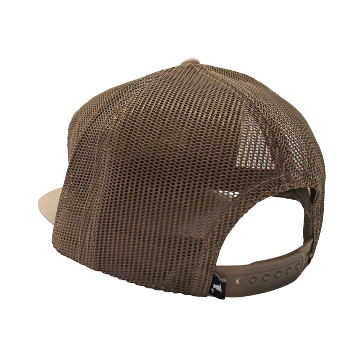 Lucky Text 7 Panel Hat, back